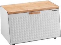 Klausberg wooden and steel bread box (KB-7468) Kjøkkenutstyr - Oppbevaring
