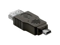 Delock – USB-adapter – mini-USB typ B (hane) till USB (hona) – USB 2.0 OTG