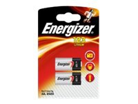 Energizer 123 – Batteri 2 x CR123A – Li – 1500 mAh