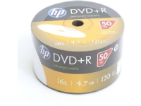 HP DVD + R 4.7GB 16X WHITE FF InkJet Printable 50 pcs.