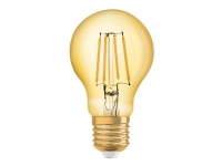 OSRAM Vintage 1906 – LED-glödlampa med filament – form: A60 – E27 – 6.5 W (motsvarande 55 W) – klass F – varmt vitt ljus – 2400 K