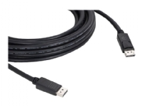 Kramer C-DP-50 - DisplayPort-kabel - DisplayPort (hann) låst til DisplayPort (hann) låst - DisplayPort 1.2 - 15.2 m - 4K-støtte - svart PC tilbehør - Kabler og adaptere - Videokabler og adaptere