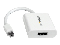 StarTech.com Mini DisplayPort® to HDMI® Video Adapter Converter 1920x1200 - White Mini DP to HDMI Adapter M/F (MDP2HDW) - Video adapter - Mini DisplayPort hann til HDMI hunn - 17 cm - hvit PC-Komponenter - Skjermkort & Tilbehør - USB skjermkort