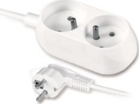 Jonex 2-socket extension cord w/u 16A 5m/OMY 3x1,5/white PS-270