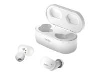 Belkin SoundForm – True wireless-hörlurar med mikrofon – inuti örat – Bluetooth – vit
