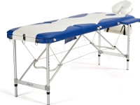Bilde av Bodyfit Massage Bed 3 Segment Aluminum White And Blue