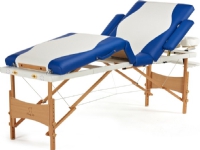 Bilde av Bodyfit Massage Bed 4 Segment Two-color White-blue