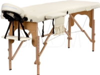 BODYFIT Massage bed 2 segments beige