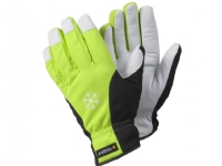 Ejendals TEGERA 293, Verkstedhansker, Sort, Hvit, Gult, Voksen, Voksen, Latex, Lær, Polyester