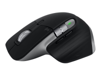 Logitech MX Master – Mus – laser – 7 knappar – trådlös – Bluetooth 2.4 GHz – trådlös mottagare (USB) – rymdgrått – – For MAC