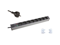 Retex 24155208-2 Grundläggande 0U/1U Gjuten aluminium Gjuten aluminium Svart 8 AC-utgångar 3 m