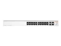 HPE Aruba Instant On 1930 24G 4SFP/SFP+ Switch – Switch – L3 – Administreret – 24 x 10/100/1000 + 4 x 1 Gigabit / 10 Gigabit SFP+ – monterbar på stativ