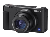 Produktfoto för Sony ZV-1 - Digitalkamera - kompakt - 20.1 MP - 4 K / 30 fps - 2.7x optisk zoom - ZEISS - Wireless LAN - svart