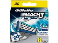 Gillette Mach3 Turbo Hårpleie - Skjegg/hårtrimmer - Barberblader