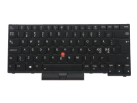 Chicony – Ersättningstangentbord för bärbar dator – med Trackpoint UltraNav – QWERTY – Nordisk – för ThinkPad P14s Gen 1 20S4 20S5  T14 Gen 1 20UD 20UE