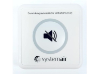 SYSTEMAIR Fejlpanel BR-A5 FP med akustisk og visuel alarm til brandsikringsautomatik A5 iht. DS428:2019. Ventilasjon & Klima - Rør og beslag - Gitter