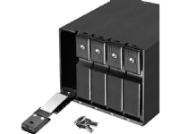 SilverStone SST-FS305-12G 3,5 eksternt kabinett, 5-bay - svart PC-Komponenter - Harddisk og lagring - Skap og docking