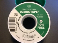 Unipak Teflon Tape Jumbotape 11m X 19mm X 0,200mm (1000557) Verktøy & Verksted - Skruefester - Diverse fester