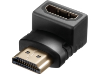 Sandberg – HDMI-adapter – HDMI (han) till HDMI (hun) – 90° stikforbindelse