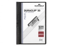 Universalmappe Durable Duraclip 30 ark sort A4
