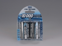 ANSMANN – Batteri 2 x D – NiMH – (uppladdningsbara) – 10000 mAh