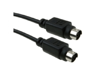 ICIDU S-Video Cable, 2m, 2 m, S-Video (4-pin), S-Video (4-pin), Sort, Hankjønn/hankjønn, 93 mm PC tilbehør - Kabler og adaptere - Skjermkabler