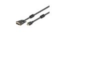 Goobay 51579, 1 m, HDMI, DVI-D, Hankjønn, Hankjønn, Rett PC tilbehør - Kabler og adaptere - Adaptere