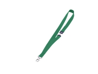 Nyckelhängare textil halsband Durable 20 mm grön – (10 st.)