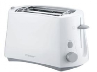 Cloer 331, 2 skiver, Hvit, 825 W, 230 V, 0,97 m, 170 x 280 x 180 mm