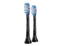 Philips Sonicare G3 Premium Gum Care HX9052 standard – Extra tandborsthuvud – till tandborste – svart (paket om 2) – för Sonicare 2 Series  Sonicare DiamondClean Smart HX9902  Sonicare ProtectiveClean 4100  6100