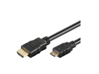 Bilde av Goobay 31932, 2 M, Hdmi Type A (standard), Hdmi Type C (mini), 8,16 Gbit/s, Audio Return Channel (arc), Sort