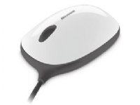 Børne mus - Microsoft Express Mouse - højre- og venstrehåndet - optisk - 3 knapper - kabling - USB - hvid, grøn