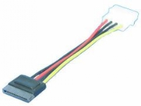 LogiLink CS0003 0,15 m SATA 15-pin Molex (4-pin) Hankoppling Honkoppling Rak