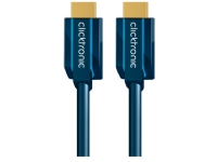 ClickTronic 7.5m High Speed HDMI, 7,5 m, HDMI Type A (Standard), HDMI Type A (Standard), 1 Gbit/s, Blå