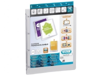 Elba Polyvision ringbind i A4 med 4OR og 30 mm rygbredde i farven transparent