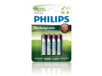 Philips R03B4RTU10 – Batteri 4 x AAA – NiMH – (uppladdningsbara) – 1000 mAh