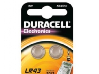 Duracell LR43 – Batteri 2 x – alkaliskt