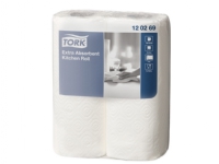 Køkkenruller Tork Ekstra Plus Premium 2-lag hvid – (24 ruller pr. pakke)