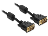 Delock – DVI-kabel – DVI-D (hane) till DVI-D (hane) – 1 m – svart