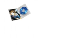 1x10 Hama Slim DVD Jewel Case transparent 83890 PC-Komponenter - Harddisk og lagring - Medie oppbevaring