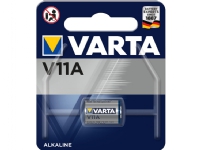 Varta V11A, Engangsbatteri, Alkalinsk, 6 V, 1 stykker, 38 mAh, Blå, Sølv