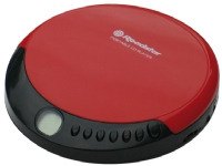 Roadstar PCD-435CD, 175 g, Rød, Bærbar CD-spiller