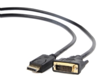Cablexpert CC-DPM-DVIM – Bildskärmskabel – DisplayPort (hane) till DVI-D (hane) – 1.8 m – formpressad – svart
