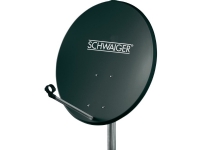 Image of Schwaiger SPI550, 35,2 dBi, Antracit, Gjuten aluminium, Plast, Stål, 55 cm, 550 mm, 620 mm