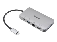 Targus - Dokkingstasjon - USB-C 3.2 Gen 1 / Thunderbolt 3 - VGA, HDMI - 1GbE PC & Nettbrett - Bærbar tilbehør - Portreplikator og dokking