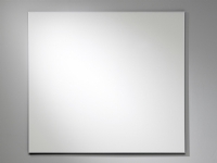 Lintex Boarder - Whiteboard - veggmonterbar - 2005 x 1205 mm - emalje - aluminiumramme med grå hjørner