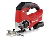 Einhell TE-JS 18 Li - Solo, Sort, Rød, Rustfritt stål, 45°, 8 cm, 1 cm, Batteri, 18 V - SOLO El-verktøy - DIY - Akku verktøy - Stikksag