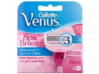 Gillette Venus Spa Breeze, Kvinner, Gillette, Rosa, Hvit, 4 stykker Hårpleie - Skjegg/hårtrimmer - Blader for barberhøvler