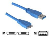 Delock – USB-kabel – USB (hane) till Micro-USB typ B (hane) – USB 3.0 – 1 m