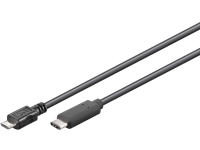 USB 2.0-kabel USB-C™ till Micro-B 2.0 svart